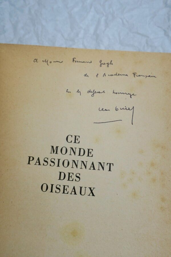 Oiseaux Ce monde passionnant des oiseaux + dédicace – Image 4