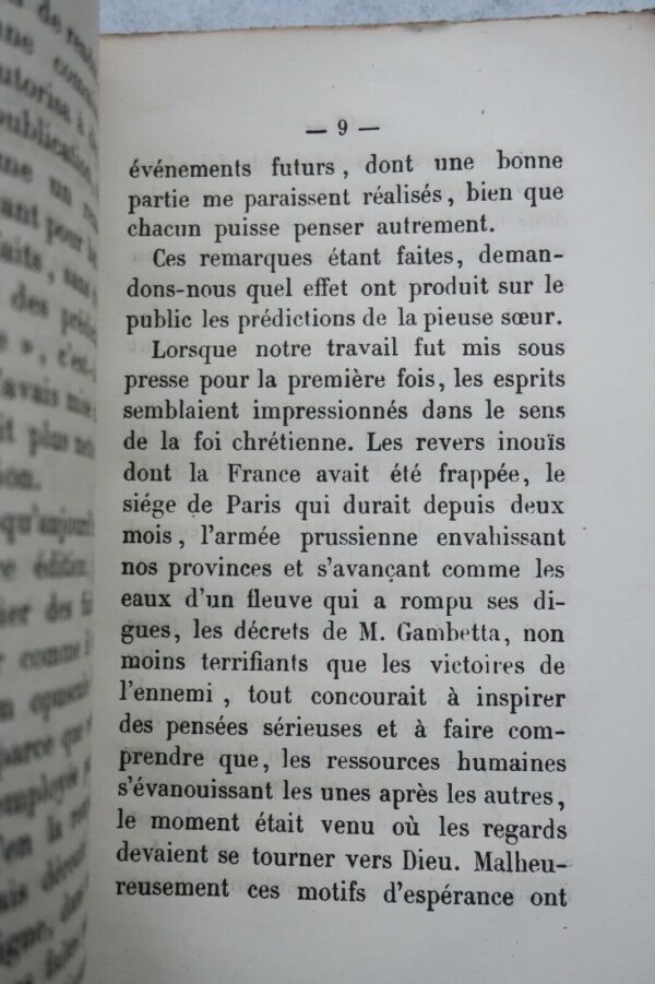 Prophétie de Blois avec des éclaircissements 1871 – Image 6