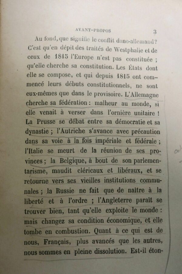 Proudhon Contradictions politiques - théorie du mouvement constitutionnel 1870 – Image 5