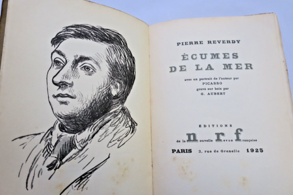 REVERDY (Pierre) Écumes de la mer  1925