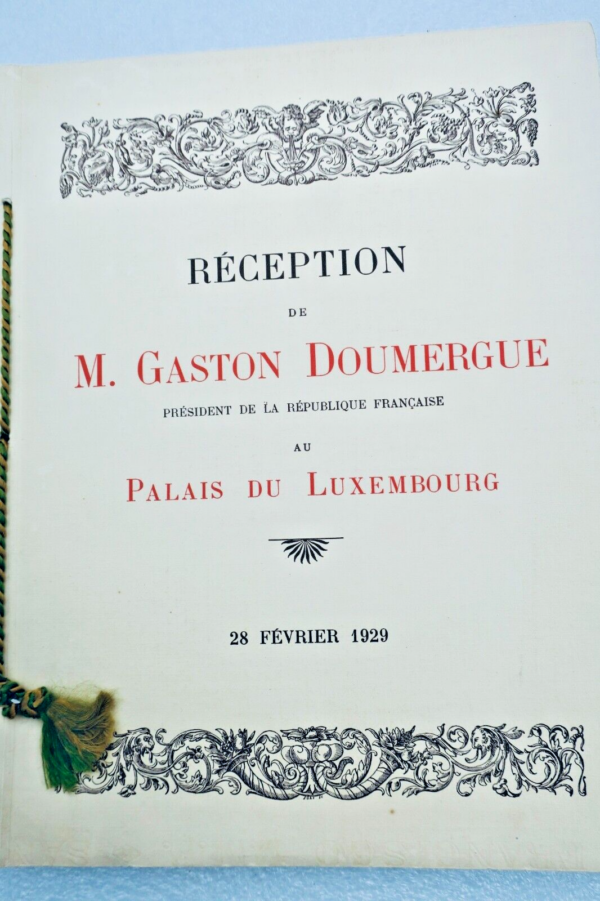 Réception de Monsieur Gaston Doumergue président de la République Française 1929 – Image 3