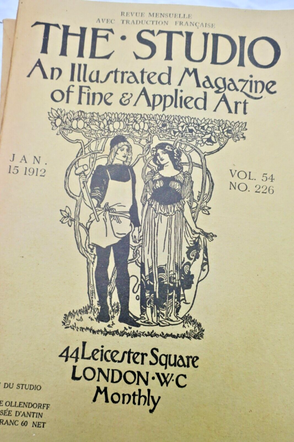 STUDIO art & Crafts The Studio Magazine of Fine and Applied Art 1912 – Image 3