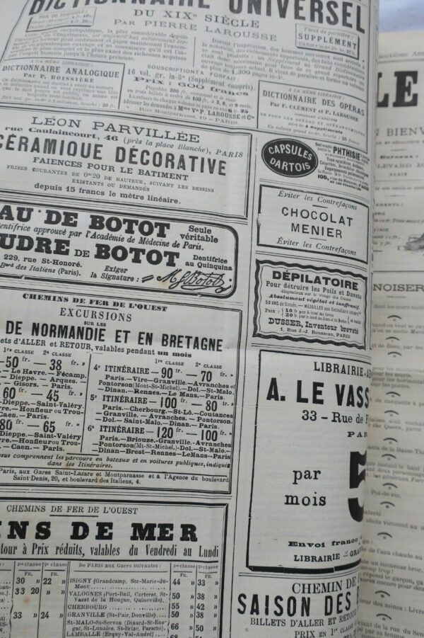 Satire Le Tintamarre hebdomadaire satirique français 1883 – Image 6