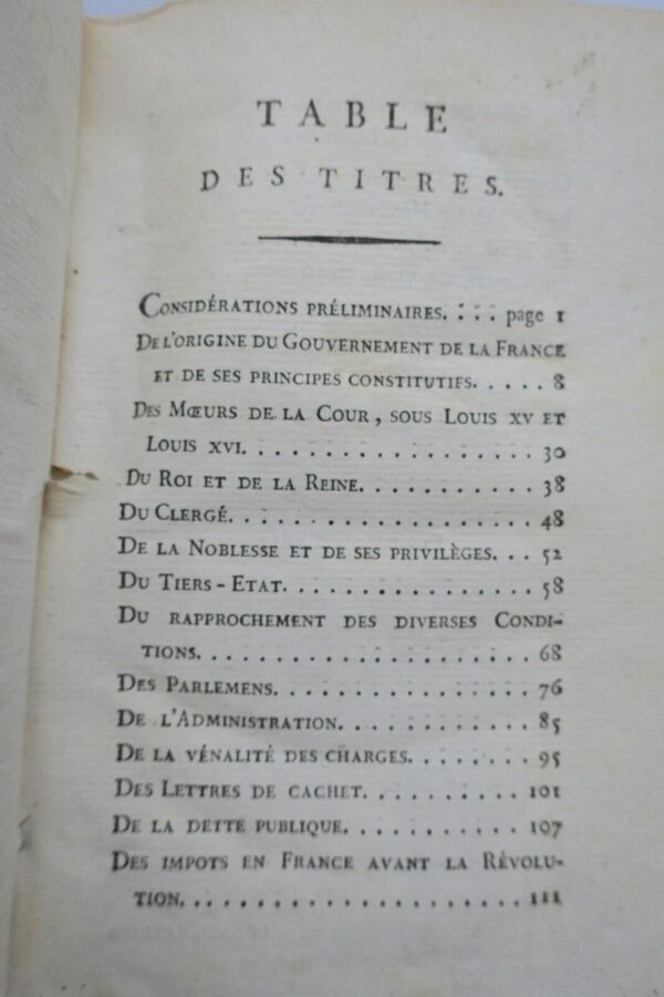 Sénac Du gouvernement, des moeurs, et des conditions en France 1795 – Image 10