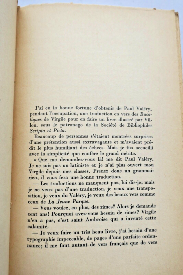 VALERY PAUL TRADUCTION EN VERS DES BUCOLIQUES DE VIRGiLE SP – Image 7