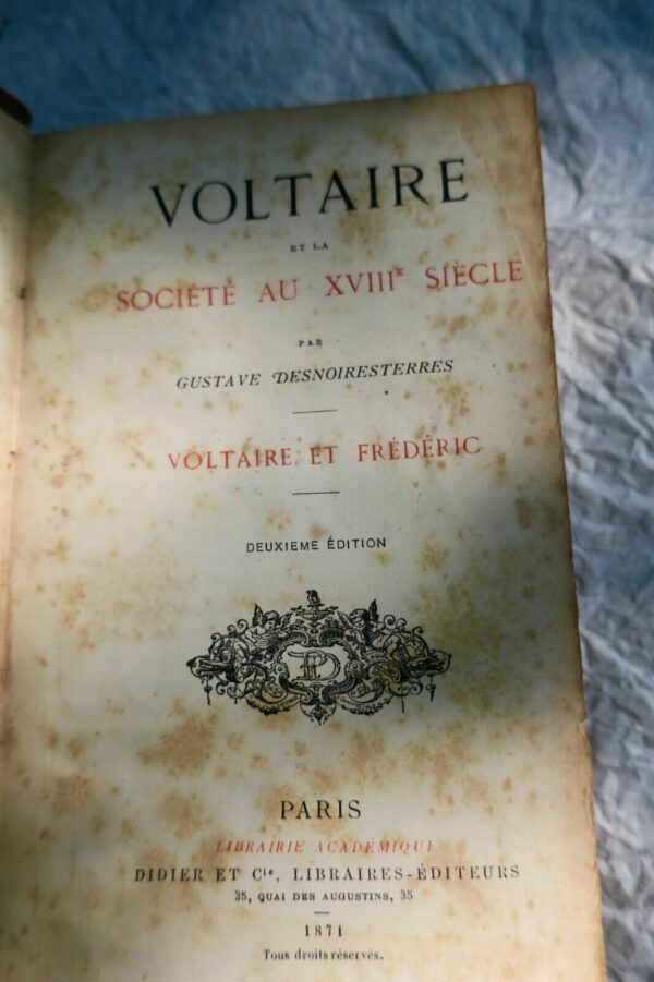 Voltaire et la Société Française Voltaire et Frédéric – Image 7