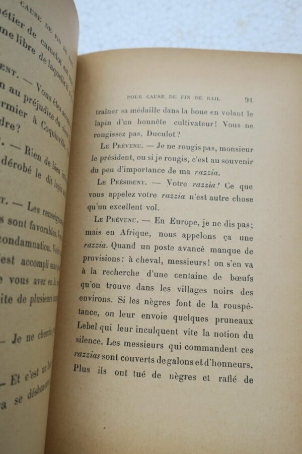 Alphonse Allais. Pour Cause de fin de Bail. ( Oeuvres Anthumes ) 1899 EO – Image 5