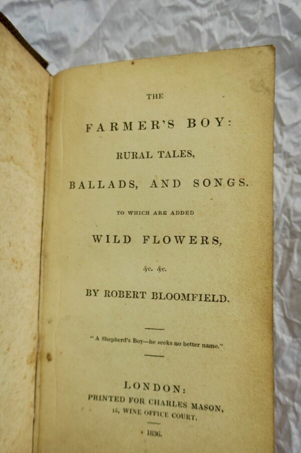 Bloomfield. The farmer's boy : a rural tales 1836 – Image 4