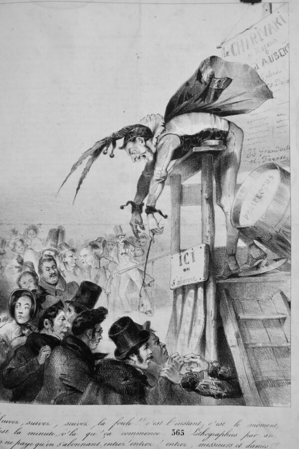 Charivari  1ère année & 1 er semestre de la 2è année 1832-33 Daumier Gavarni... – Image 18