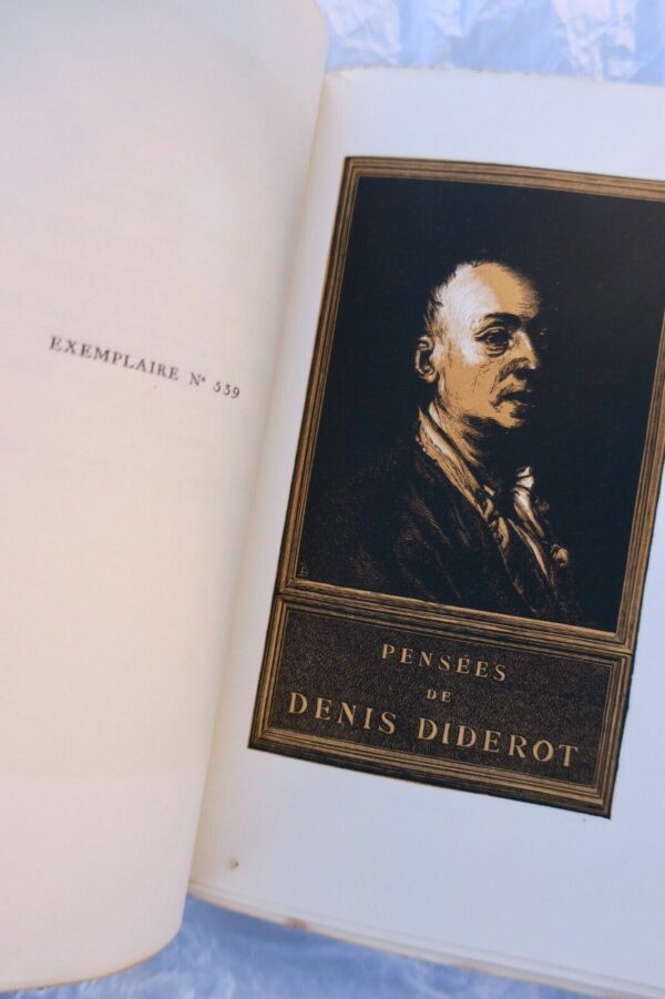 DIDEROT Pensées philosophiques. Suivies du Rêve 1926 – Image 4