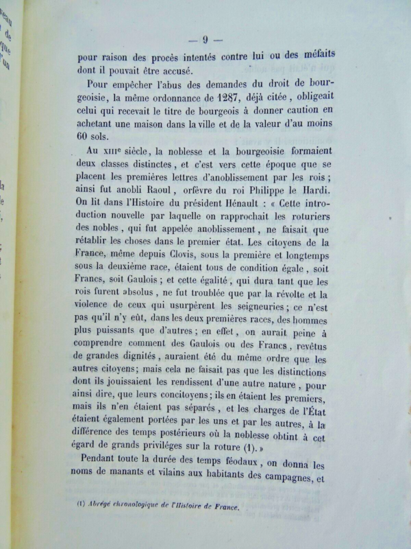 Droit étude sur les temps féodaux 1862 – Image 3