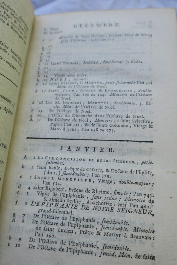 EGLISE LATIN-FRANCOIS SUIVANT LE BREVIAIRE ET LE MISSEL DE PARIS 1777 – Image 7