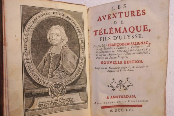 Fenelon  Aventures de Télémaque, fils d’Ulysse 1756 – Image 4