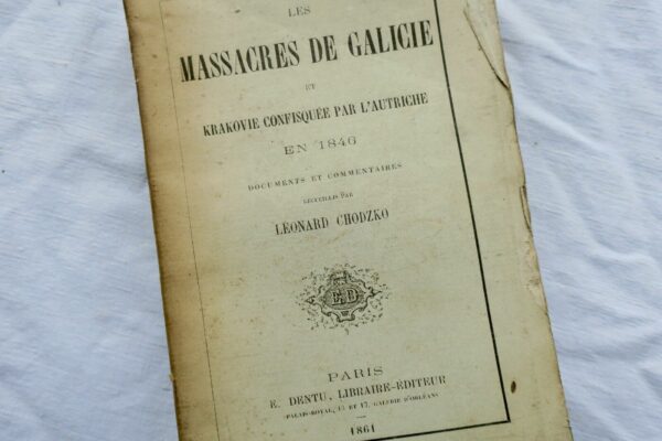 Galicie Les massacres de Galicie 1861