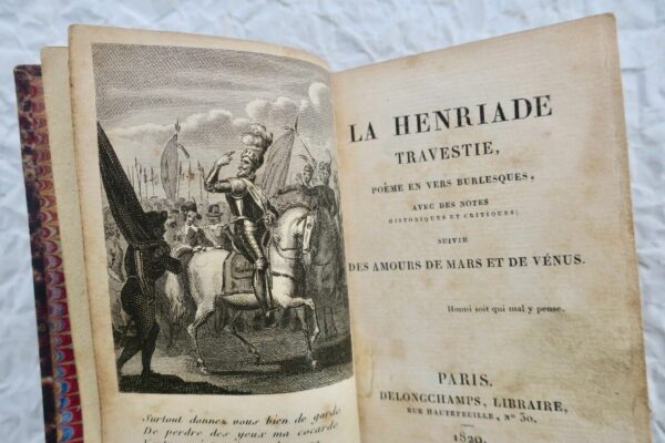 Henriade travestie en vers burlesques. 1829