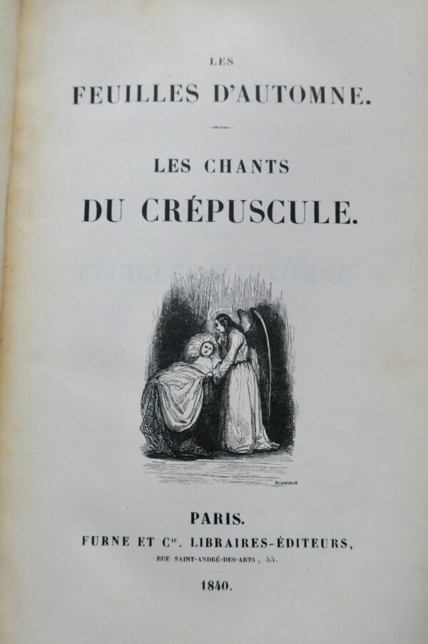 Hugo odes et ballades Feuilles d'Automne Chant du crépuscule...1840 – Image 13