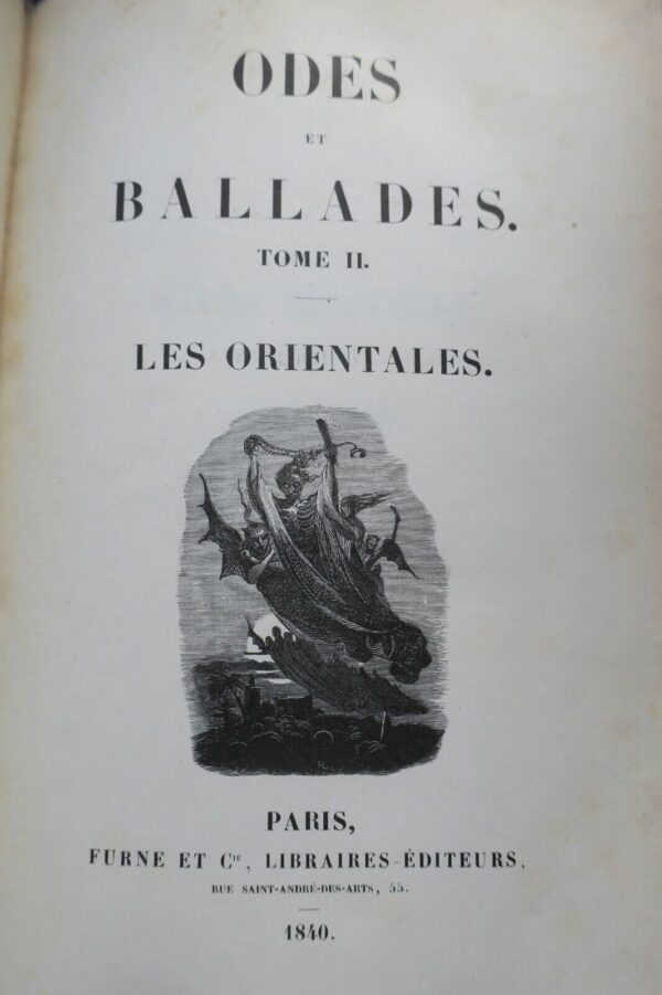 Hugo odes et ballades Feuilles d'Automne Chant du crépuscule...1840 – Image 9