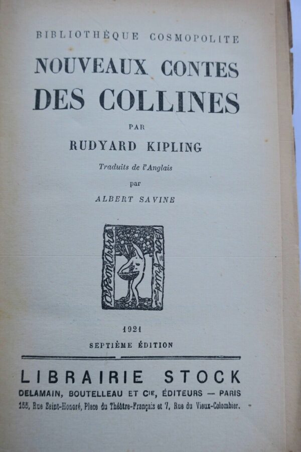 KIPLING RUDYARD NOUVEAUX CONTES DES COLLINES – Image 7