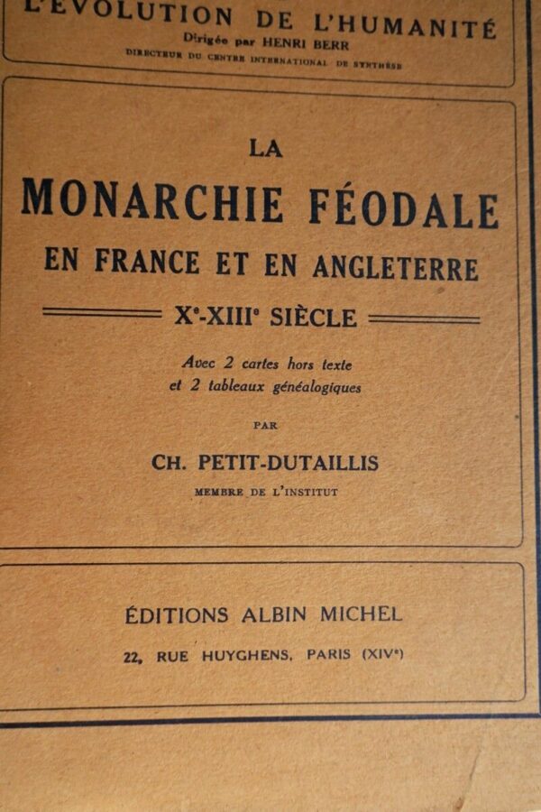 La monarchie féodale en France et en Angleterre, Xe-XIIIe siècle