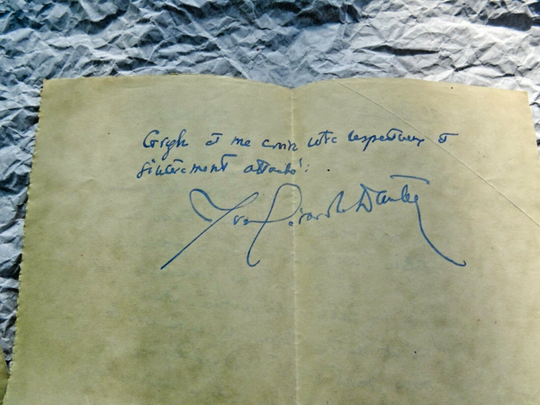 Le Dantec lettre autographe – Image 3