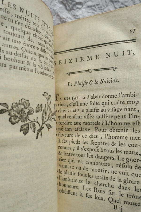 Les Nuits d'Young; traduites par M. Le Tourneur 1769 – Image 6