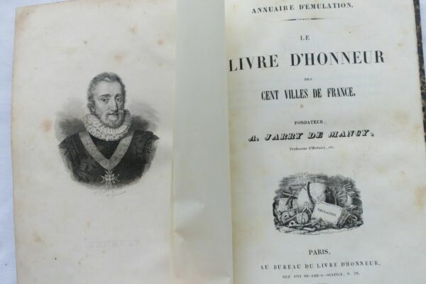 Livre d'honneur des cent villes de France 1839, portraits gravés – Image 10