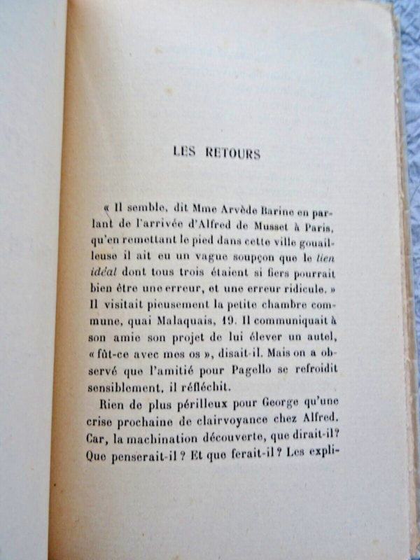 MAURRAS (Charles) Les Amants de Venise George Sand et Musset – Image 3