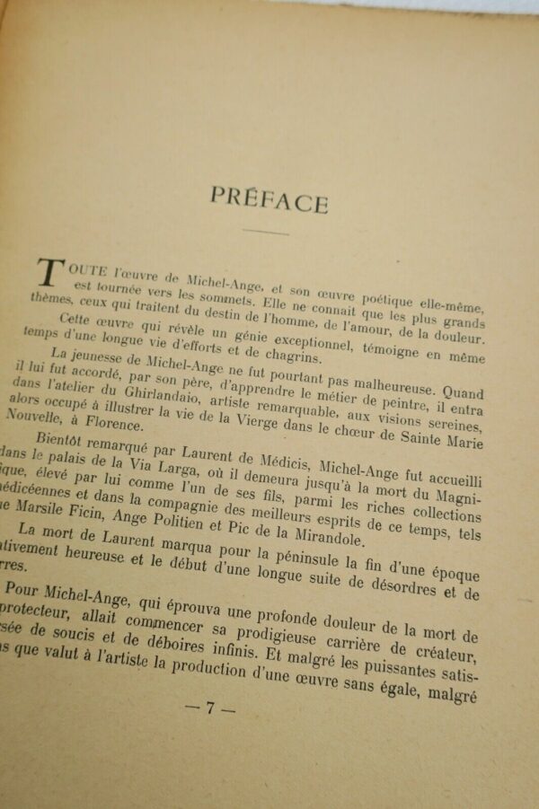 MICHEL-ANGE LES PLUS BEAUX SONNETS DE MICHEL-ANGE TRADUITS PAR THEO MARTIN – Image 8