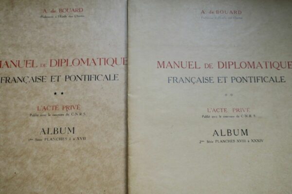 Manuel  & albums de diplomatie (paléographie et diplomatie médiévale) Françai... – Image 3