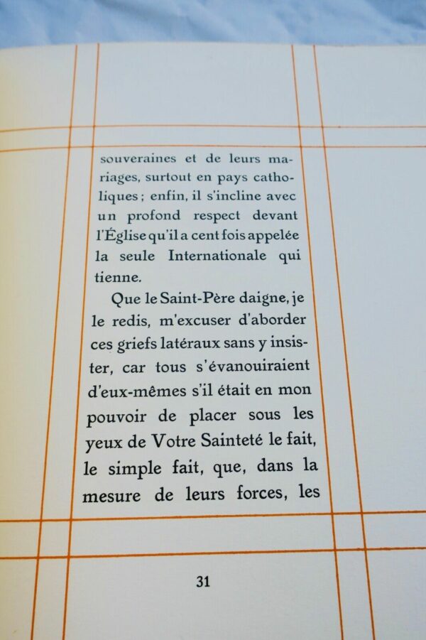 Maurras, Charles Lettre de Charles Maurras à Sa Sainteté Le Pape Pie XI – Image 6