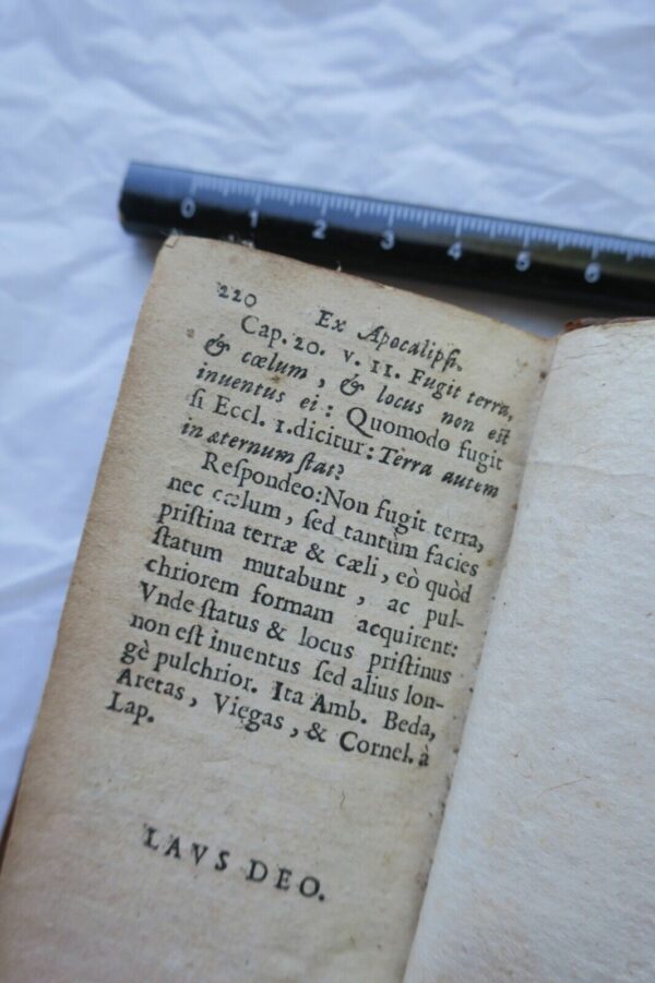 Mini Antologia seu Contradictiones apparentes Sacrae Scripturae 60x115 mm. 1678