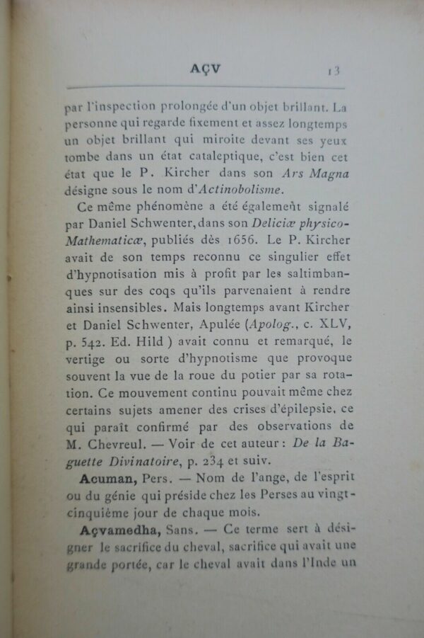 Occultisme  Dictionnaire d'Orientalisme, d'Occultisme et de Psychologie 1896 – Image 6