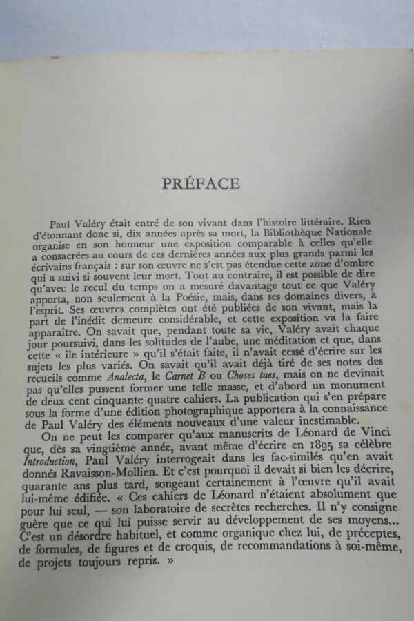 Paul Valéry Catalogue de l'exposition  la Bibliothèque Nationale 1956 – Image 10