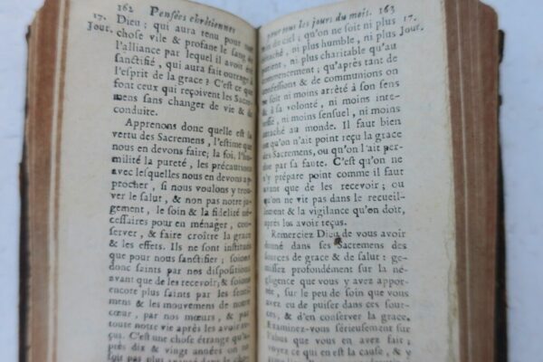 Pensées chrétiennes tirées de l'écriture sainte 1732 MINI – Image 7