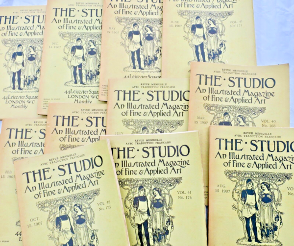 STUDIO The Studio: An Illustrated Magazine of Fine and Applied Art 1907 – Image 3