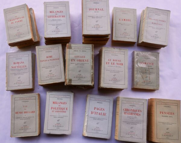 Stendhal LE DIVAN Martineau 66 volumes – Image 24