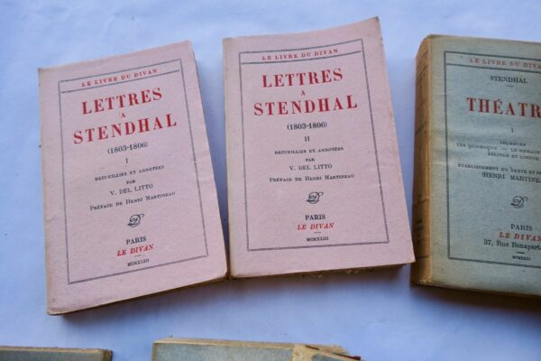 Stendhal LE DIVAN Martineau 66 volumes – Image 4