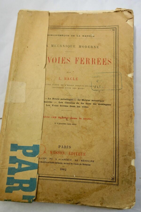 Train La mécanique moderne. Les voies ferrées 1882 – Image 3