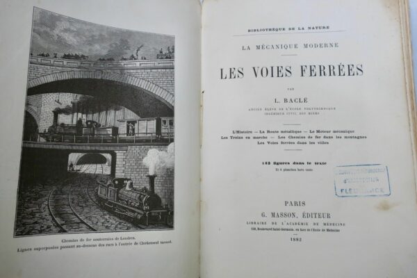 Train La mécanique moderne. Les voies ferrées 1882 – Image 4