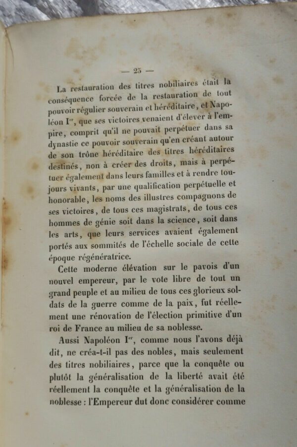 noblesse et les titres nobiliaires dans les sociétés chrétiennes 1857 – Image 5